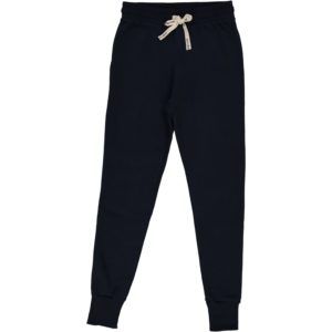 blue casual adult pants in soft organic cotton