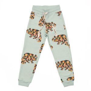 kids pants with chameleons